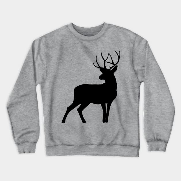 Buck Silhouette Crewneck Sweatshirt by Bunnuku